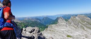 Klettersteig mit traumhaftem Panoramablick